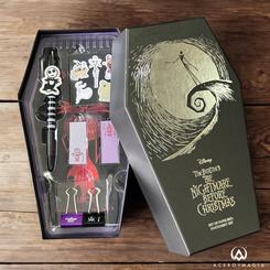 ¡Déjate llevar por el encanto tenebroso de "Pesadilla antes de Navidad" con nuestro increíble Set de Papelería! Este conjunto es perfecto para los amantes de esta película icónica y agrega un toque de diversión a tu día a día.